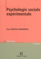 Couverture Psychologie sociale expérimentale Editions Armand Colin (Cursus) 2007