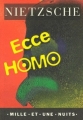 Couverture Ecce Homo Editions Mille et une nuits 1997