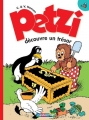 Couverture Petzi (1985-2009), tome 05 : Petzi découvre un trésor Editions Casterman 1985