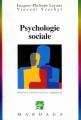Couverture Psychologie sociale Editions Mardaga 1997