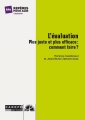 Couverture L'évaluation plus juste et plus efficace : comment faire ? Editions CRDP Académie de Créteil 2014