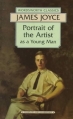 Couverture Portrait de l'artiste en jeune homme Editions Wordsworth 1992