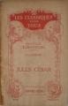 Couverture Jules César Editions Hatier (Les Classiques pour tous - Etrangère) 1933