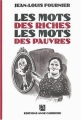Couverture Les mots des riches, les mots des pauvres Editions Anne Carrière 2004