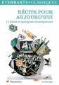 Couverture Récits pour aujourd'hui Editions Flammarion (GF - Étonnants classiques) 2009