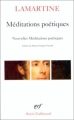 Couverture Méditations poétiques, Nouvelles méditations poétiques Editions Gallimard  (Poésie) 1981