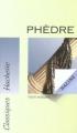 Couverture Phèdre Editions Hachette (Classiques) 2002