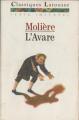 Couverture L'Avare Editions Larousse (Classiques) 1990