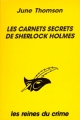Couverture Les carnets secrets de Sherlock Holmes Editions du Masque 1993