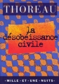 Couverture La désobéissance civile Editions Mille et une nuits (La petite collection) 1999