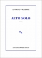 Couverture Alto solo Editions de Minuit 1991