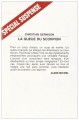 Couverture La Queue du scorpion Editions Albin Michel 1984