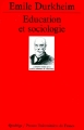 Couverture Education et sociologie Editions Presses universitaires de France (PUF) (Quadrige) 1997