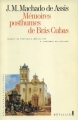 Couverture Mémoires posthumes de Bras Cubas Editions Métailié 2005