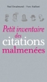 Couverture Petit inventaire des citations malmenées Editions Le Grand Livre du Mois 2009