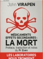Couverture Médicaments effets secondaires : La mort Editions Le Cherche midi 2014