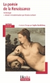 Couverture La poésie de la Renaissance Editions Folio  (Plus classiques) 2014