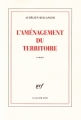 Couverture L'aménagement du territoire Editions Gallimard  (Blanche) 2014