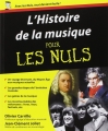 Couverture L'histoire de la musique pour les nuls Editions First (Pour les nuls) 2011