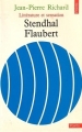 Couverture Littérature et sensation : Stendhal Flaubert Editions Points 1970