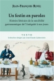 Couverture Un festin en paroles Editions Tallandier (Texto) 2007