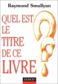Couverture Quel est le titre de ce livre ? Editions Dunod 1993
