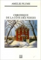 Couverture Chronique de la Côte des Neiges Editions Zoe (Écrits d'Ailleurs) 2006