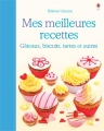 Couverture Mes meilleures recettes Editions Usborne 2014