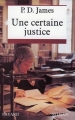 Couverture Une certaine justice Editions Fayard 1998