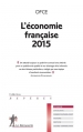 Couverture L'économie française 2015 Editions La Découverte 2014