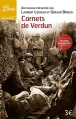 Couverture Carnets de Verdun Editions Librio (Document) 2014