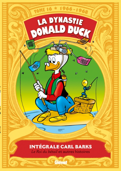 Couverture La Dynastie Donald Duck, tome 16 : 1966-1968