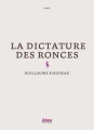 Couverture La dictature des ronces Editions Alma 2015