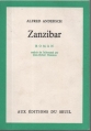 Couverture Zanzibar Editions Seuil (Cadre vert) 1960