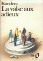 Couverture La valse aux adieux Editions Folio  1985
