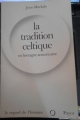 Couverture La tradition celtique en bretagne armoricaine Editions Payot 1975