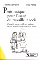 Couverture Petit lexique pour l'usage du travailleur social Editions Chronique sociale 2010
