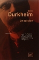 Couverture Le suicide Editions Presses universitaires de France (PUF) (Quadrige) 2013
