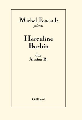 Couverture Herculine Barbin dite Alexina B.