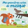 Couverture Mes premières notes de musique Editions Gallimard  (Jeunesse - Mes petits imagiers sonores) 2015