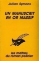 Couverture Un manuscrit en or massif Editions du Masque (Les maîtres du roman policier) 1991