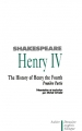 Couverture Henry IV, tome 1 Editions Aubier Flammarion (Domaine anglais bilingue) 1983