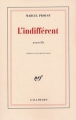 Couverture L'indifférent Editions Gallimard  (Blanche) 2000