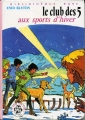 Couverture Le club des cinq aux sports d'hiver Editions Hachette (Bibliothèque Rose) 1979