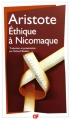 Couverture Éthique à Nicomaque Editions Flammarion (GF) 2004