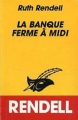 Couverture La banque ferme à midi Editions Le Masque 1987