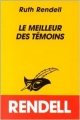 Couverture Inspecteur Wexford, tome 04 : Le meilleur des témoins Editions Librairie des  Champs-Elysées  (Le masque) 1995