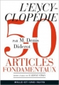Couverture L'encyclopédie : 50 articles fondamentaux Editions Mille et une nuits 2013