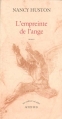 Couverture L'empreinte de l'ange Editions Actes Sud 1998