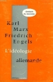 Couverture L'idéologie allemande Editions ESF 1977
